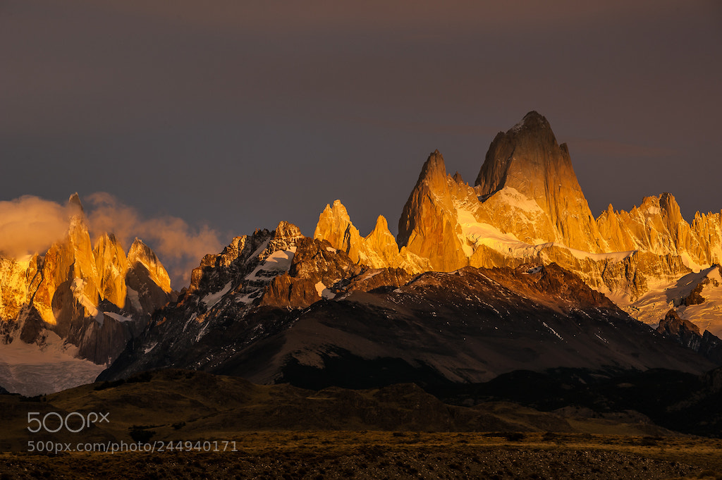 Nikon D700 sample photo. Fitz roy massif at photography