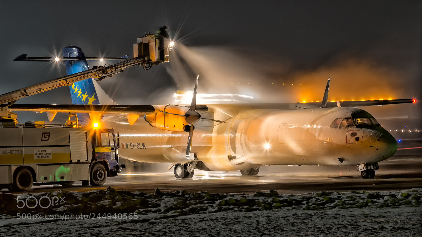 Nikon D800 sample photo. Asl airlines atr 72 photography