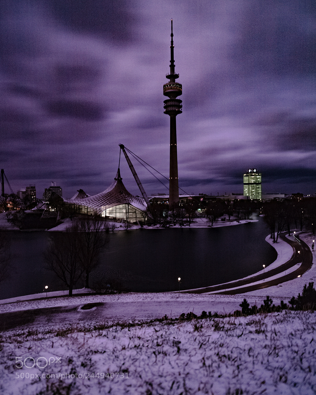 Canon EOS 6D Mark II sample photo. Olympiaturm photography