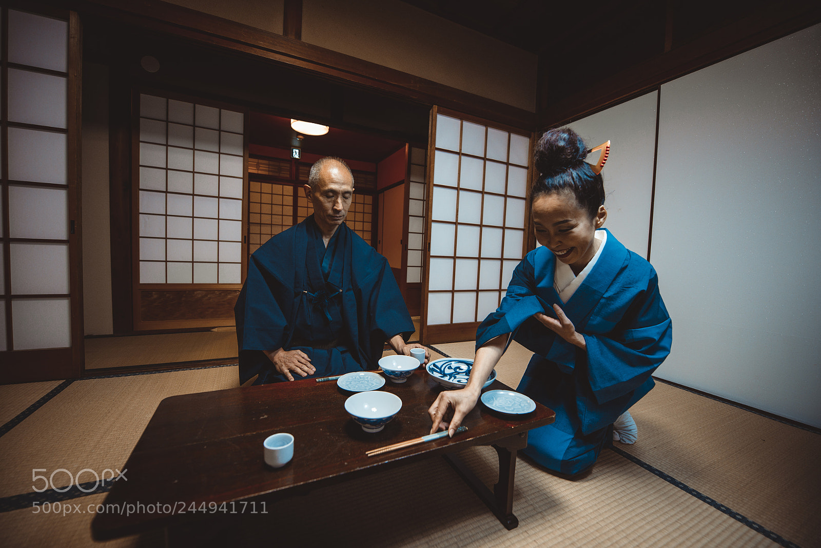 Nikon D610 sample photo. Senior japanese couple moments photography