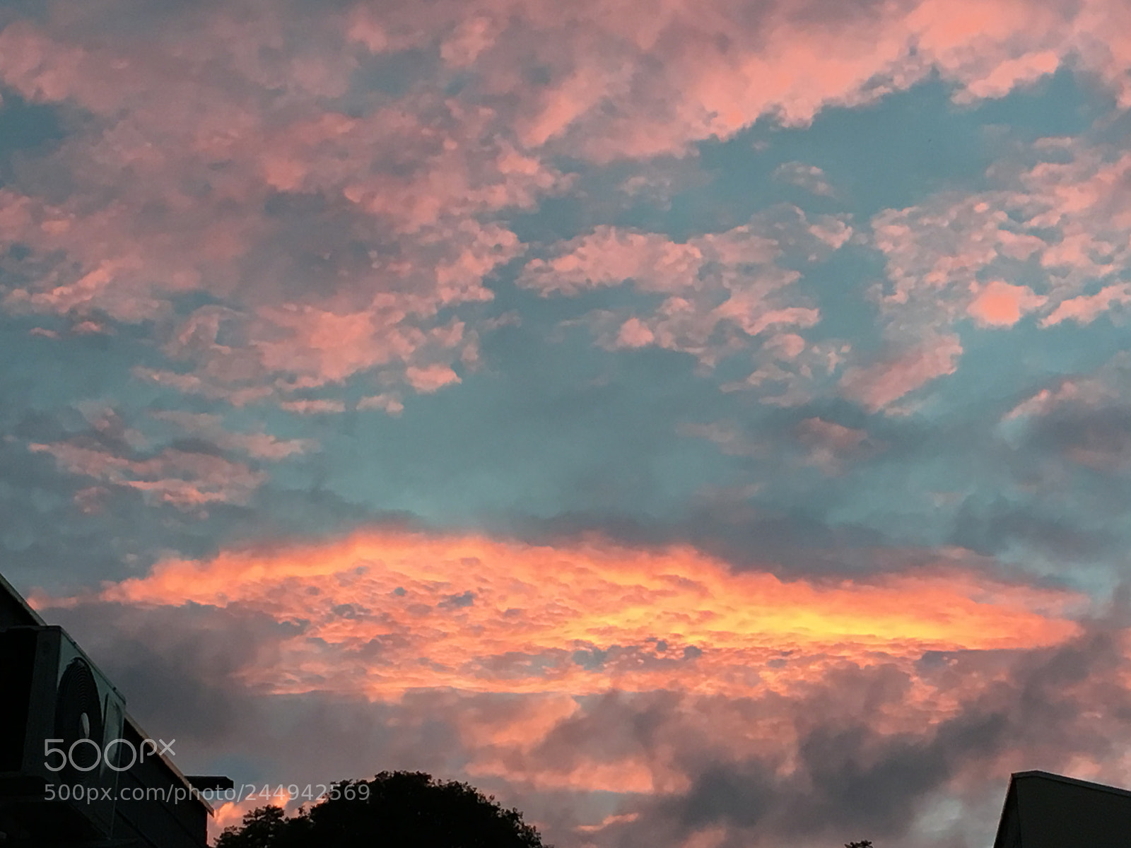 Apple iPhone 6s sample photo. Fire sky photography
