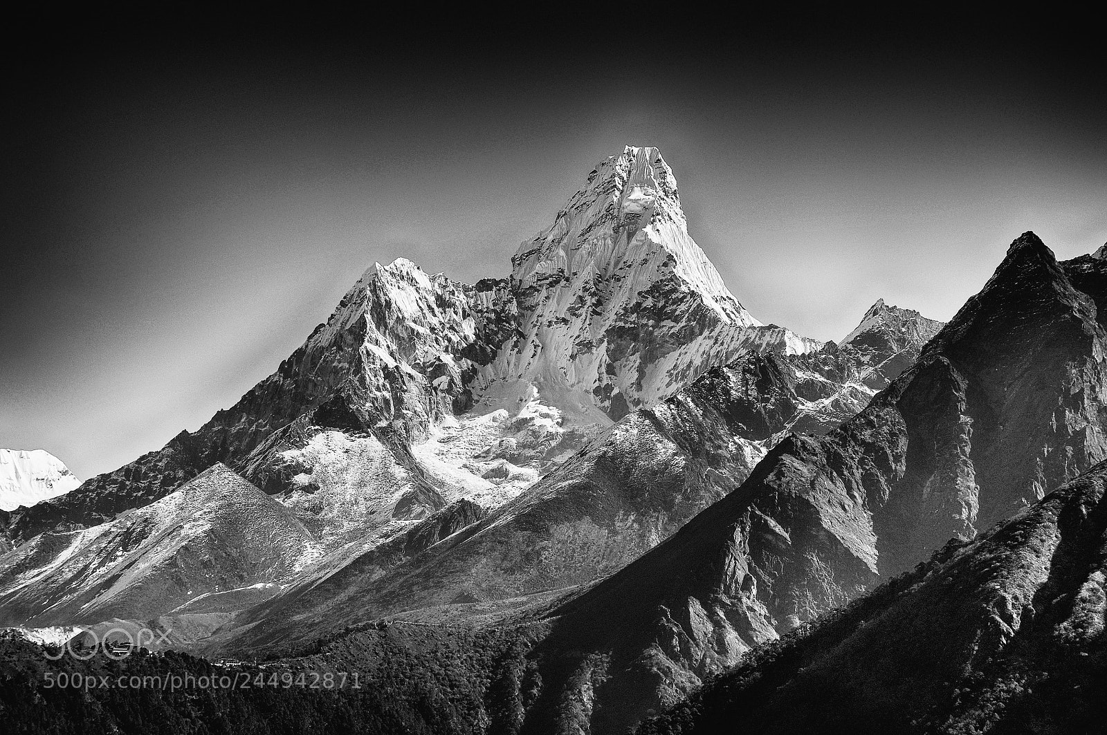 Nikon D90 sample photo. Nepal ama dablam 6812 m photography
