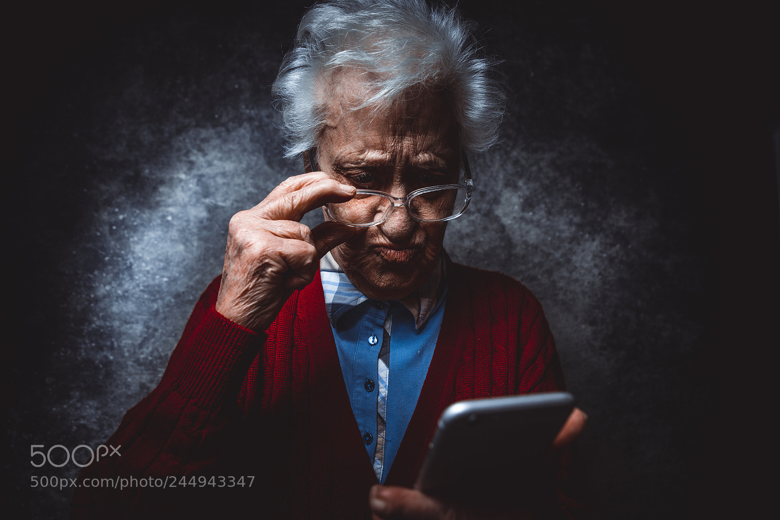 Nikon D610 sample photo. Grandmother portrait set in photography