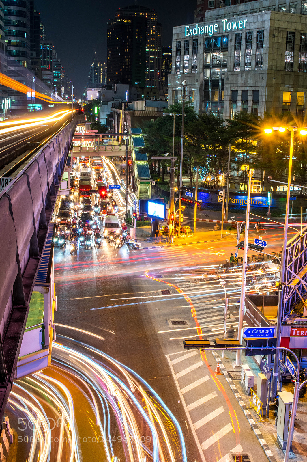 Pentax K-3 sample photo. Bangkok - asok bts photography