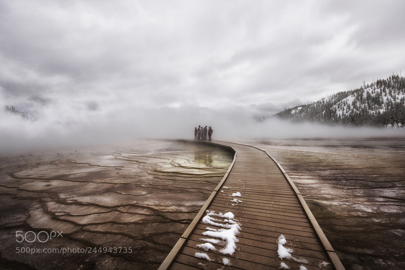 Nikon D810 sample photo. Winter in yellowstone seven photography