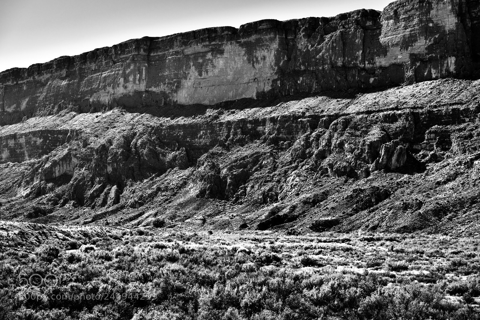 Nikon D800E sample photo. Sierra ponce cliffs black photography