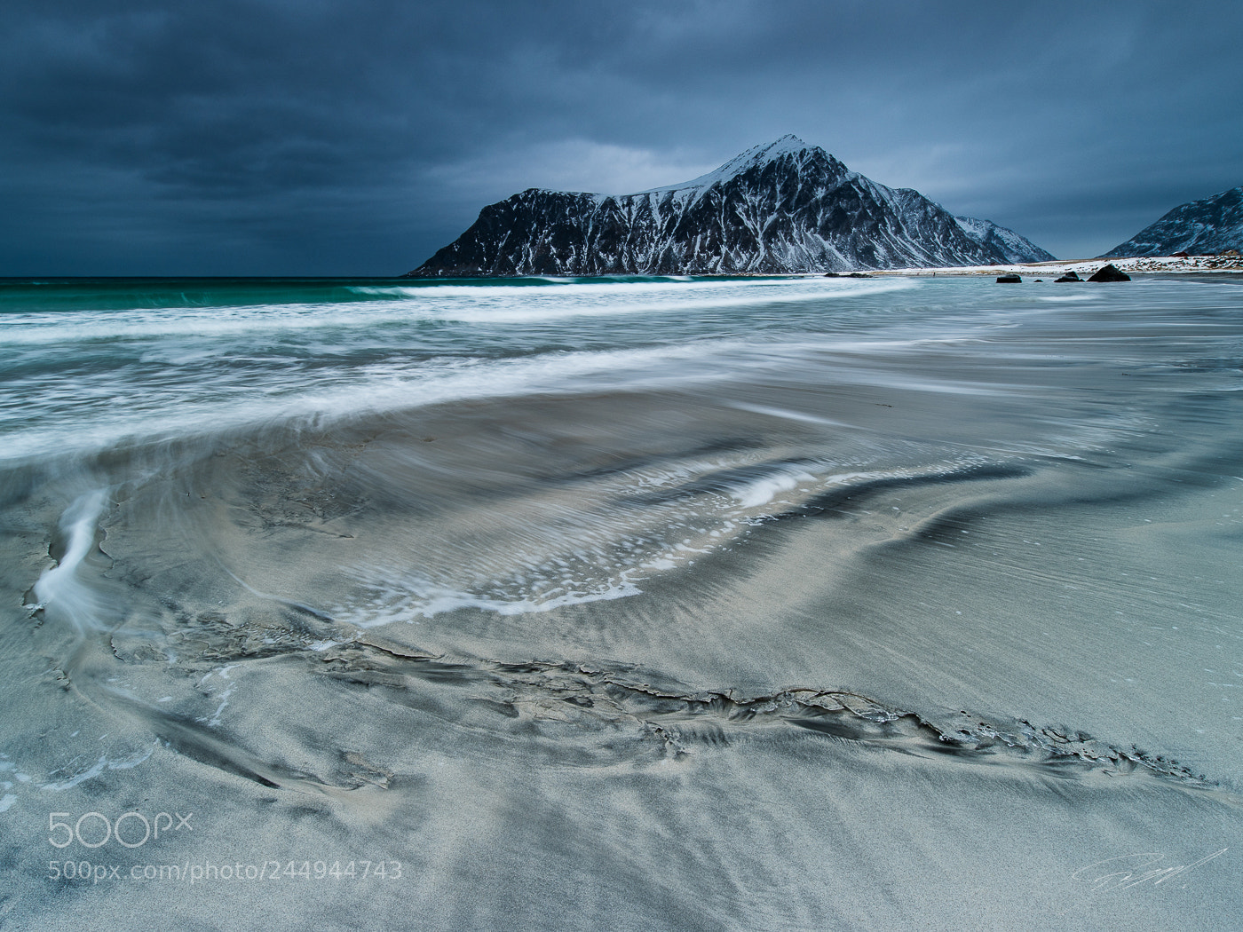 Nikon D850 sample photo. Beach lines photography