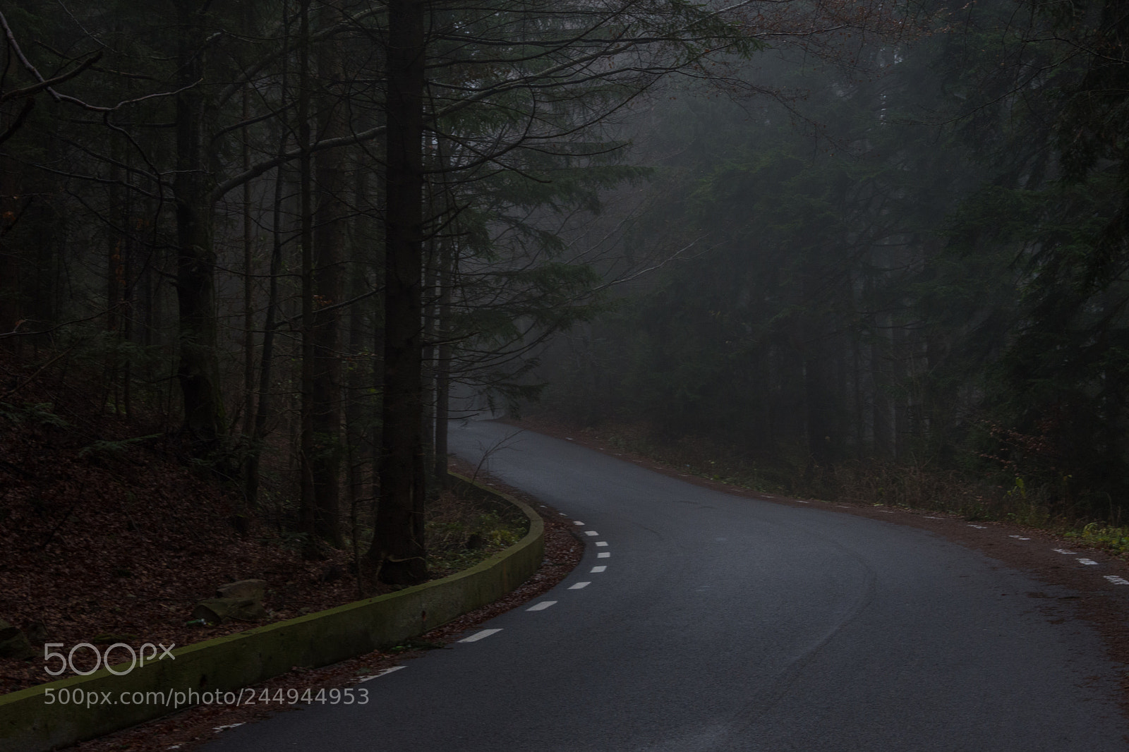 Nikon D7200 sample photo. Mountain road photography