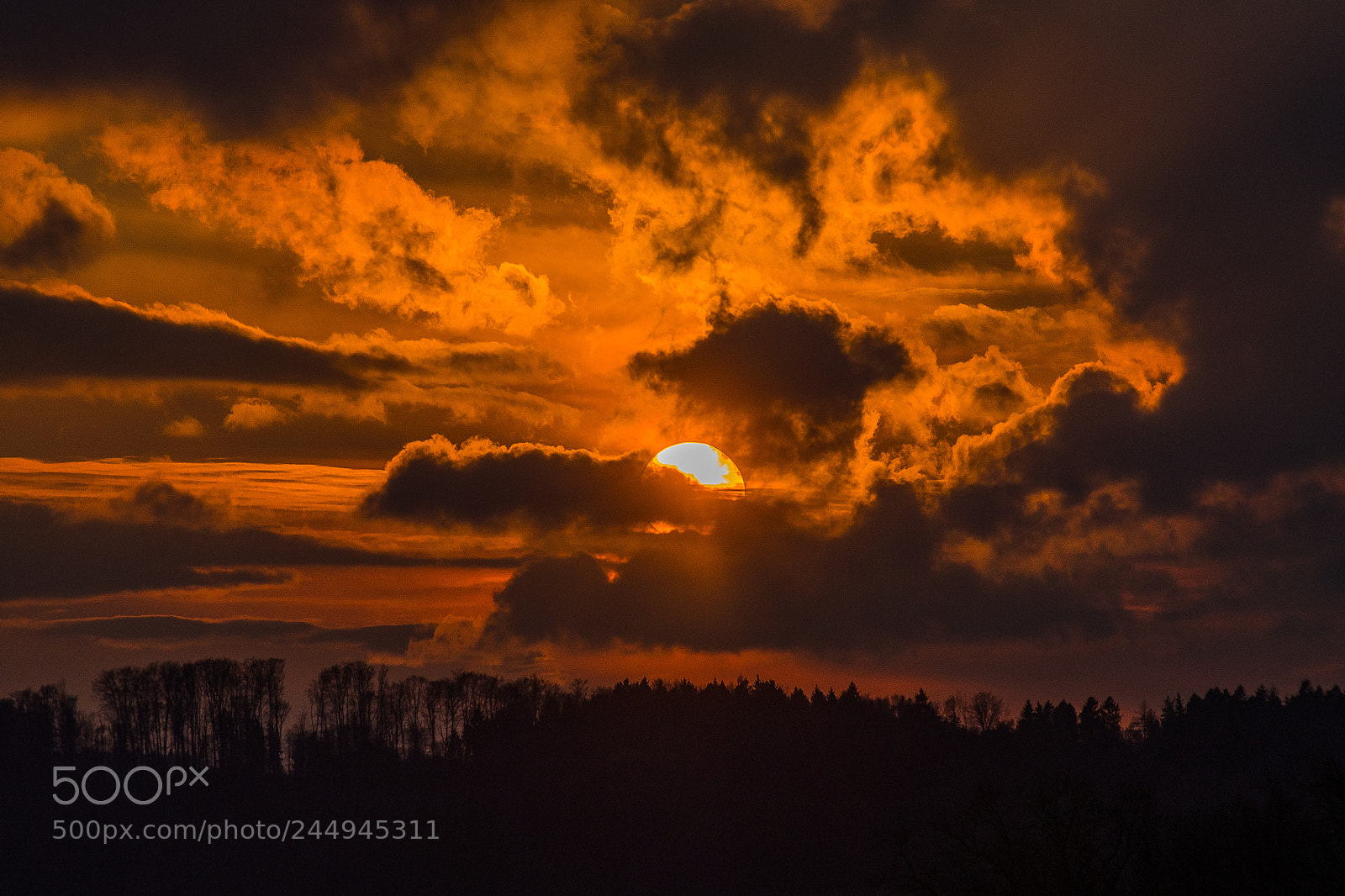 Nikon D500 sample photo. Bavarien sunset photography