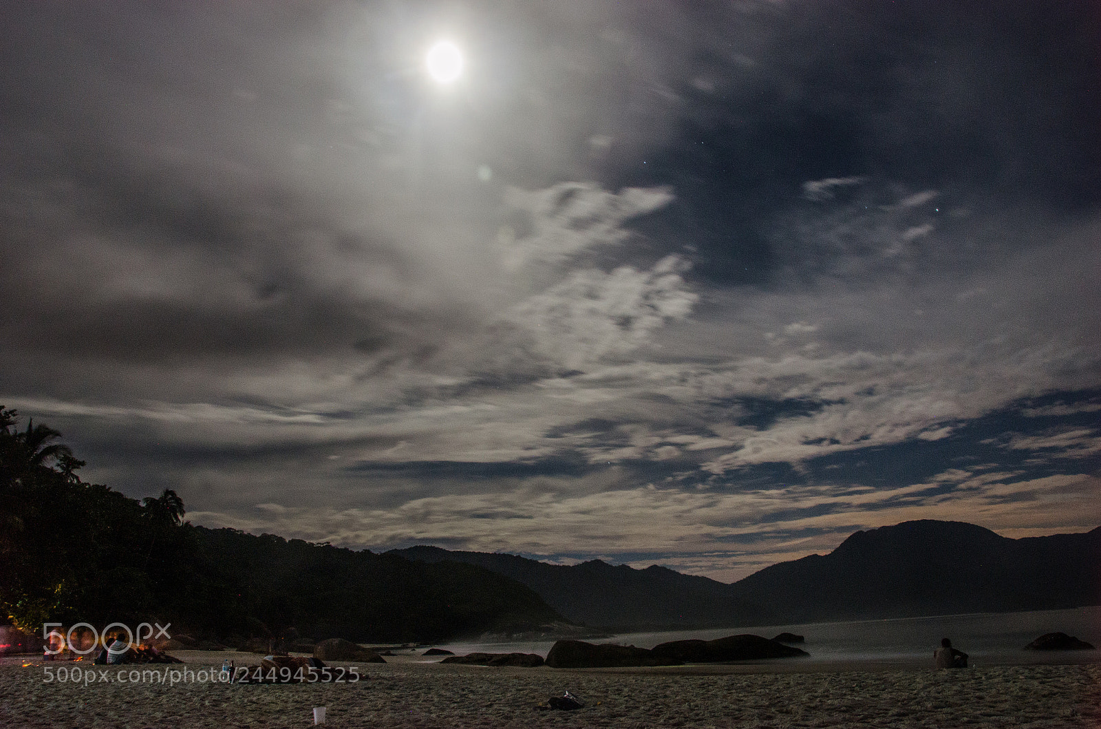Nikon D5100 sample photo. Bright full moon photography