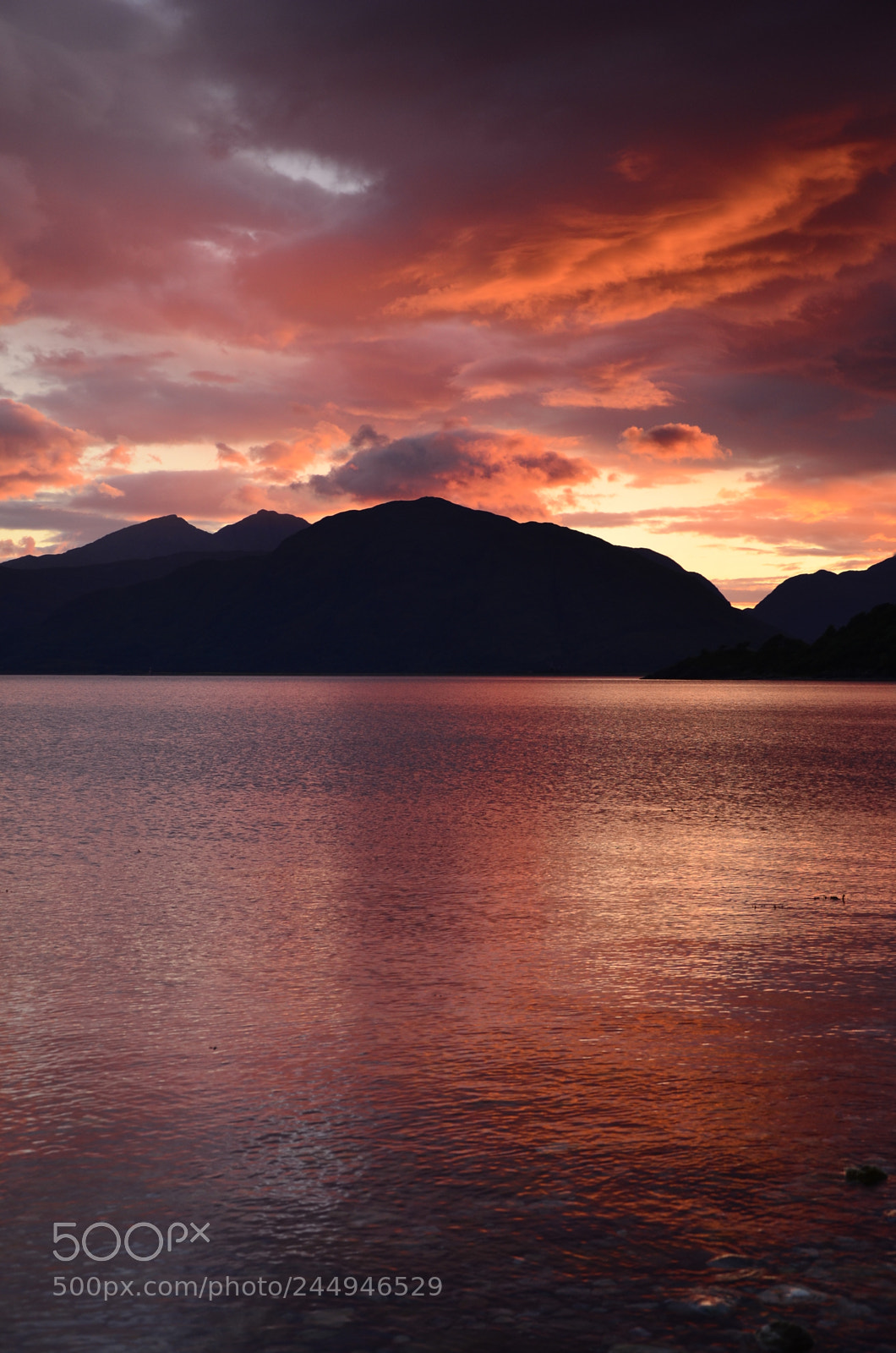 Nikon D5100 sample photo. Loch linnhe sunset photography