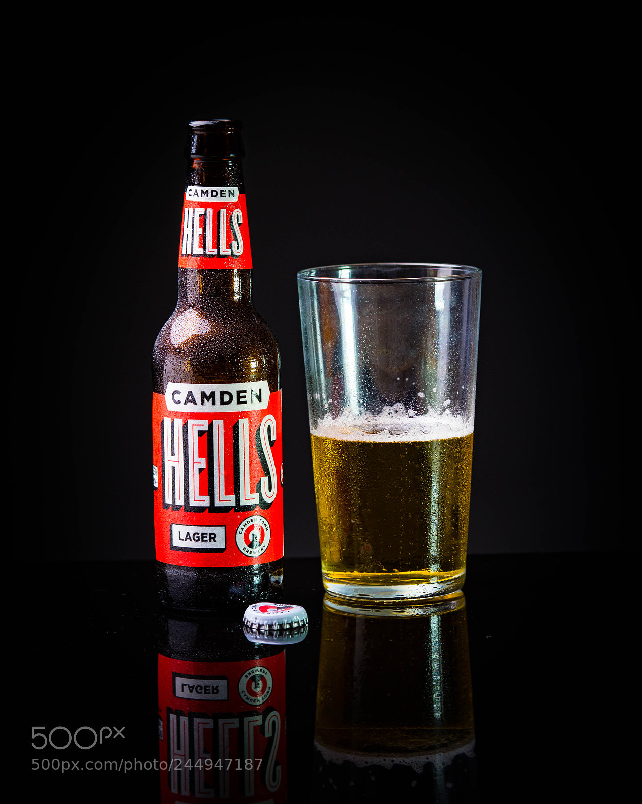 Panasonic Lumix DMC-GH4 sample photo. Camden hells beer, love photography