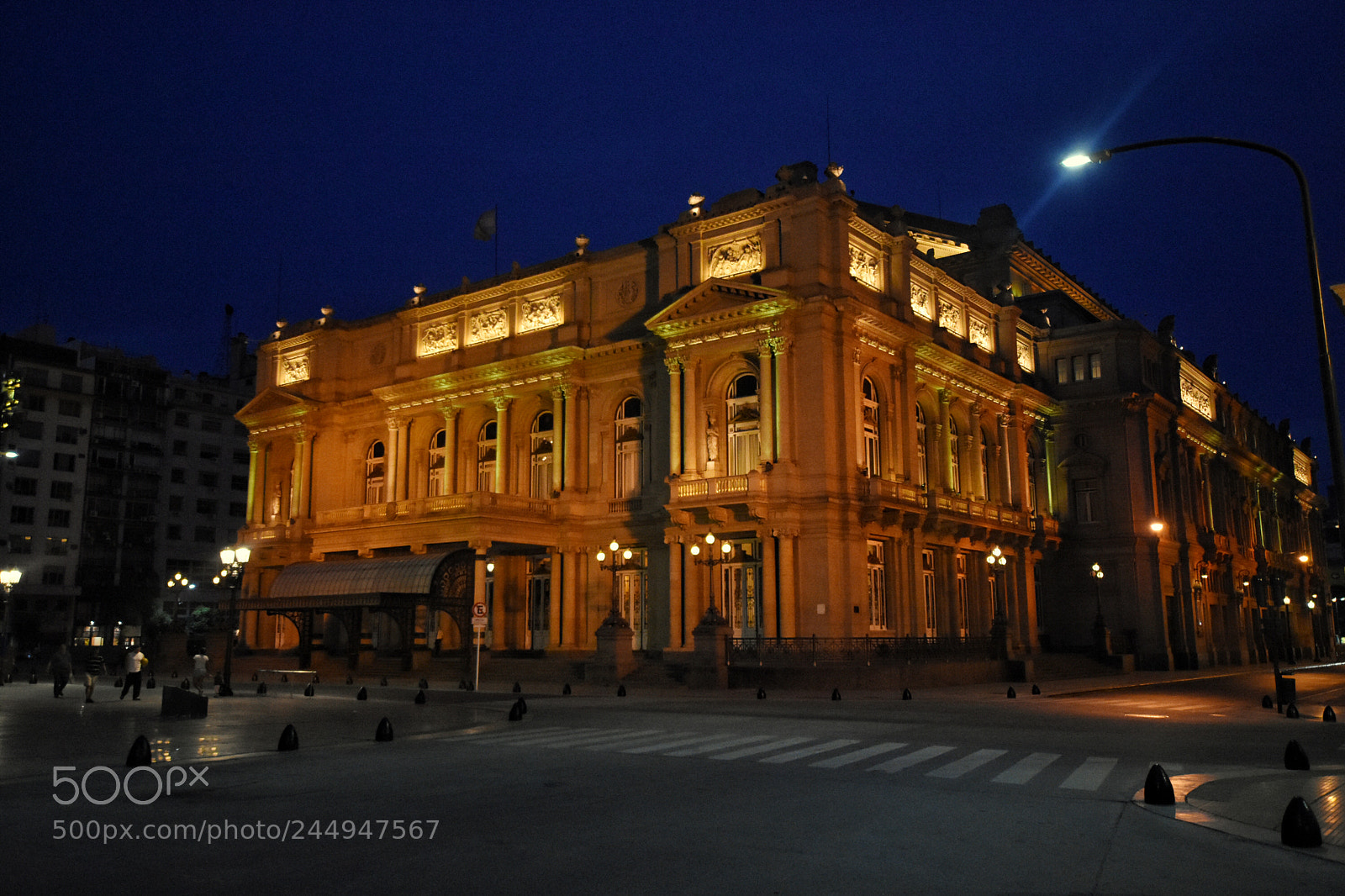 Nikon D7200 sample photo. Teatro colon de noche photography
