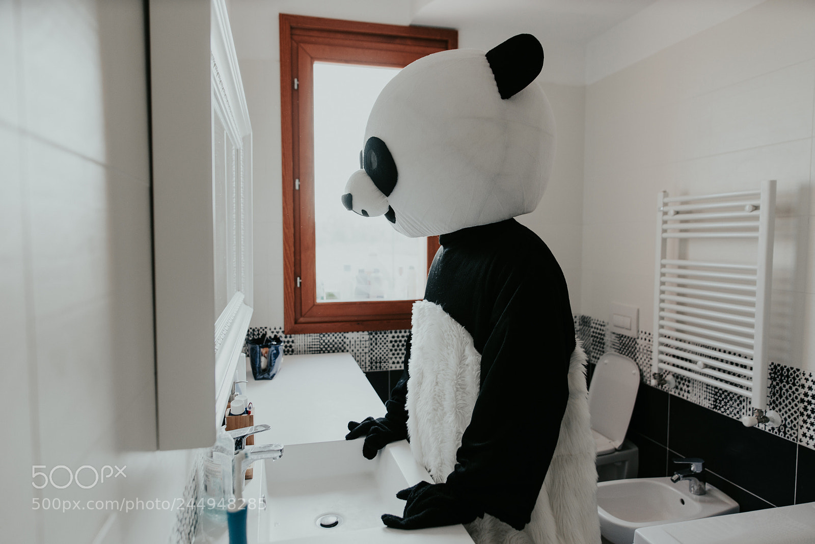Nikon D610 sample photo. Men with animal costumes photography