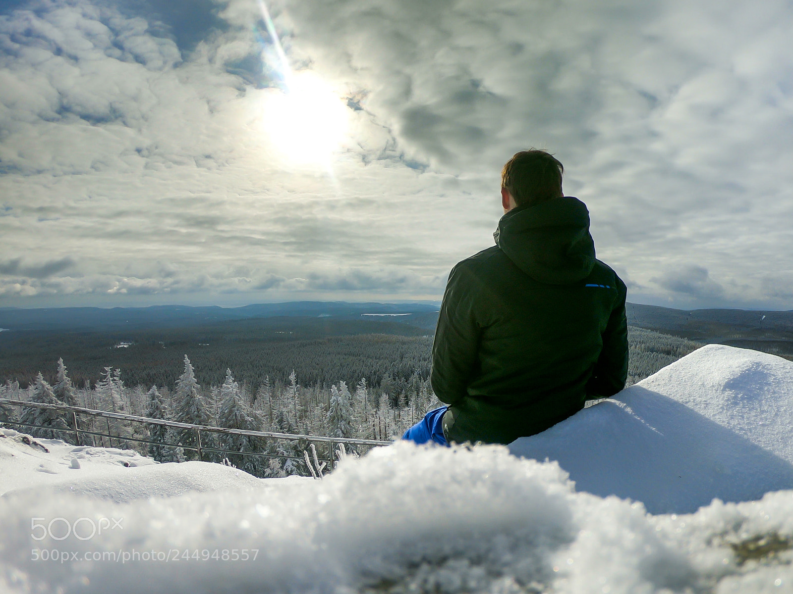 GoPro Hero6 Black sample photo. Achtermannshöhe im winter photography