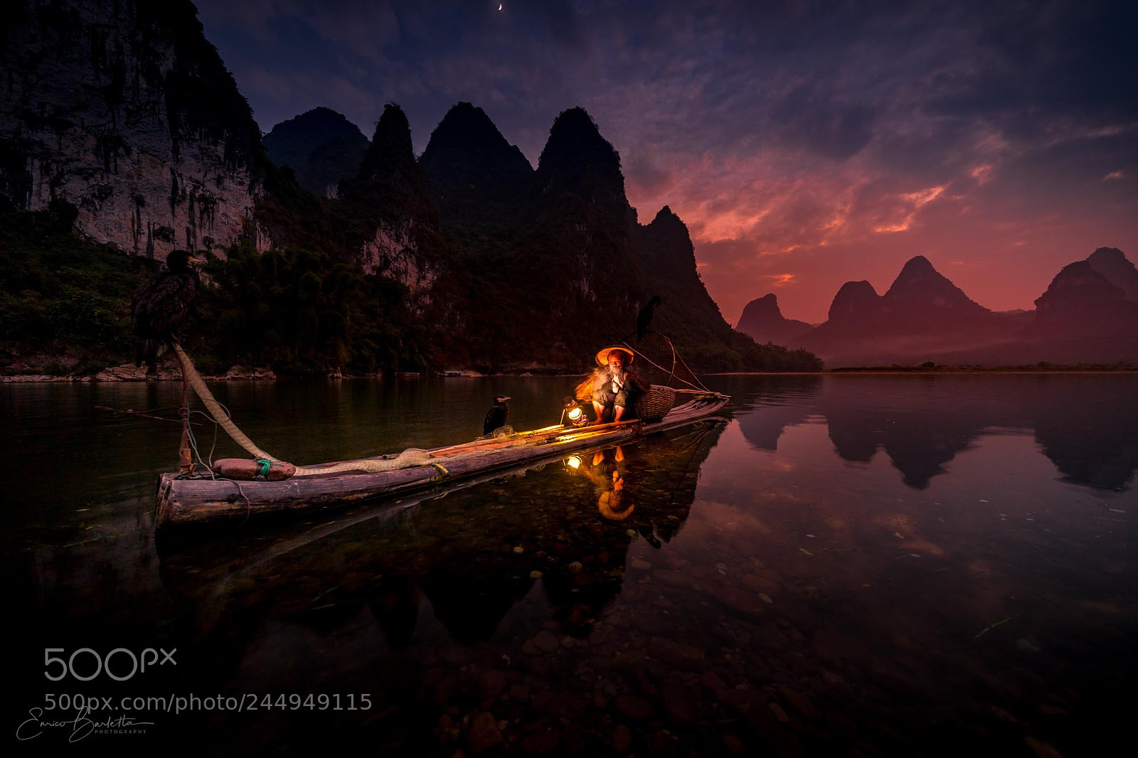 Sony a9 sample photo. Twilight at xingping photography