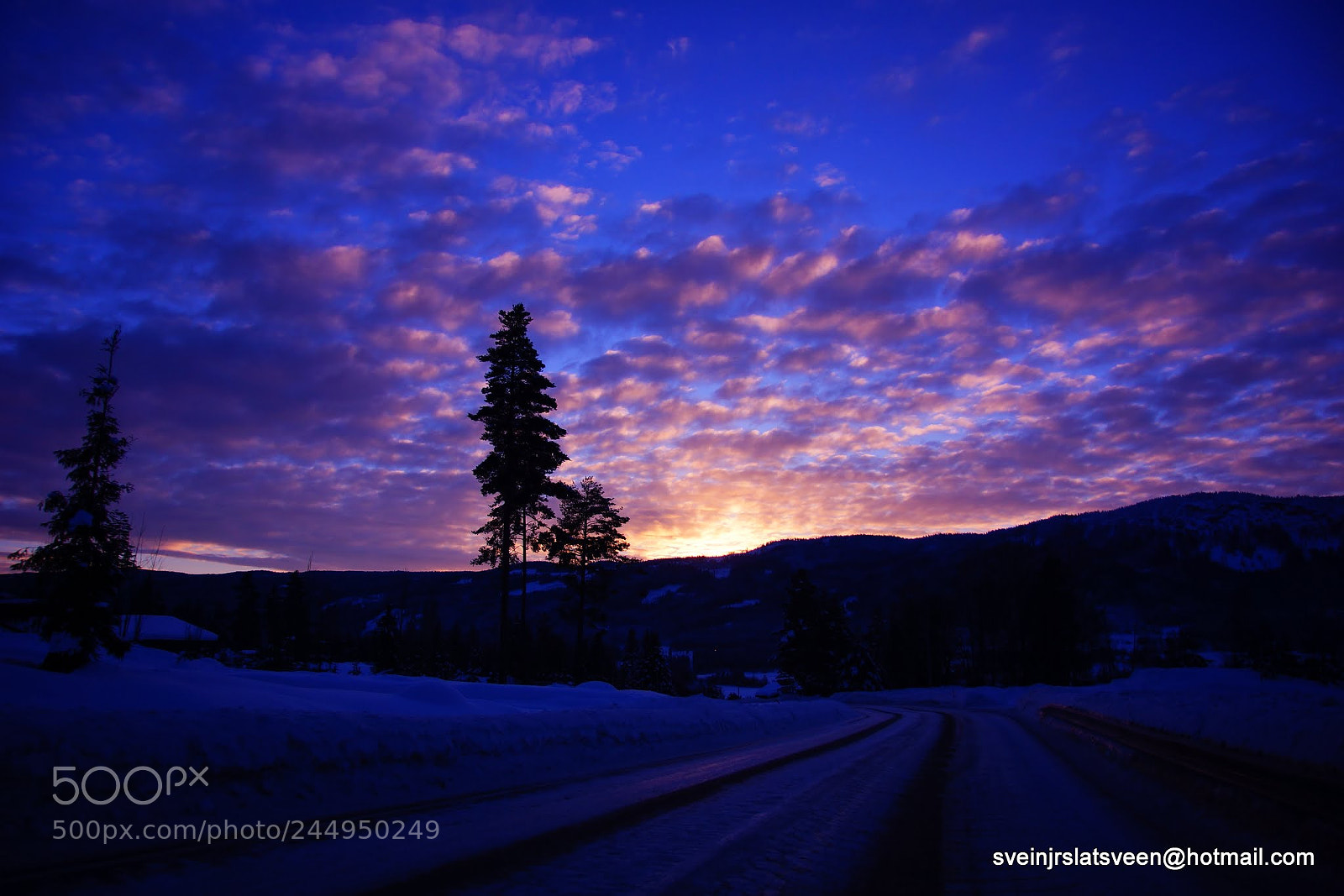 Sony SLT-A77 sample photo. Sunset - norway 4-2-2018 photography