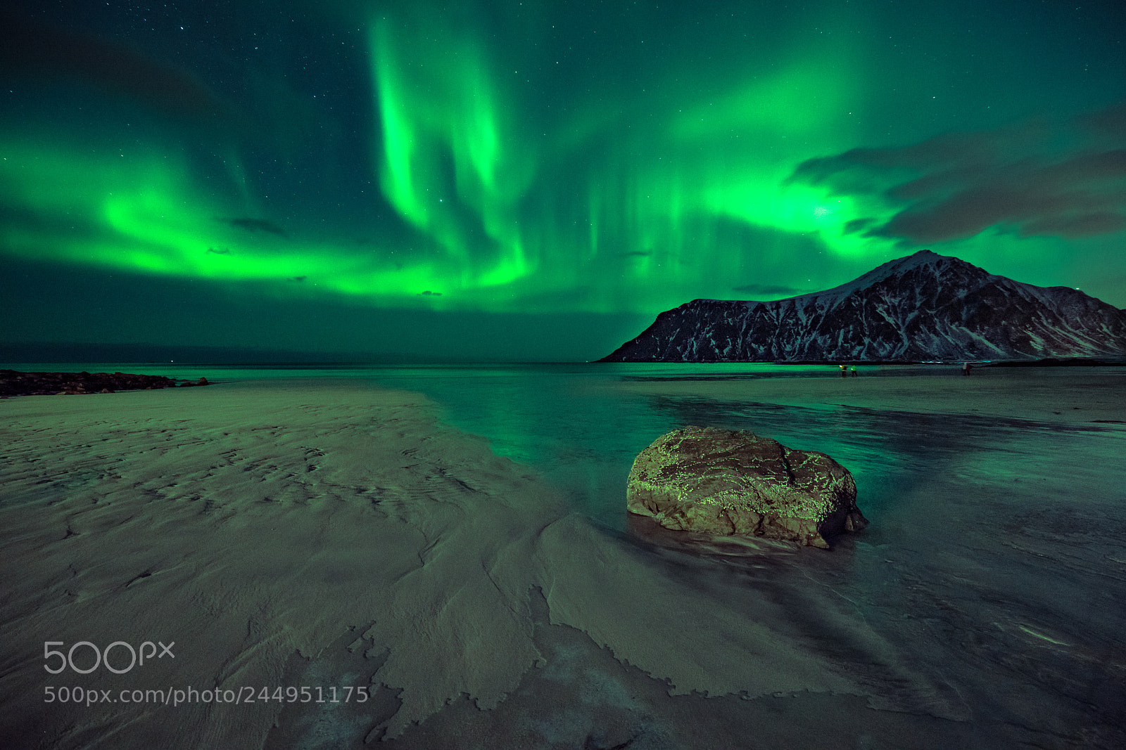 Sony a7R III sample photo. Aurora show photography