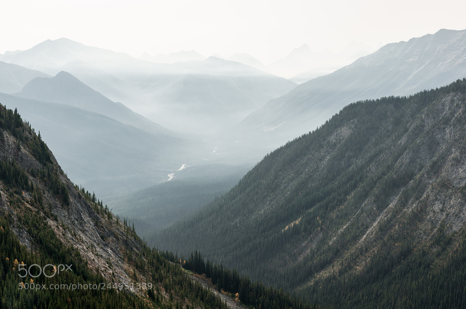 Nikon D90 sample photo. Mountain layers, banff, canada photography