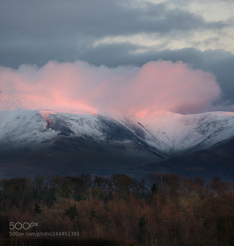 Canon EOS M3 sample photo. Skiddaw sunset photography