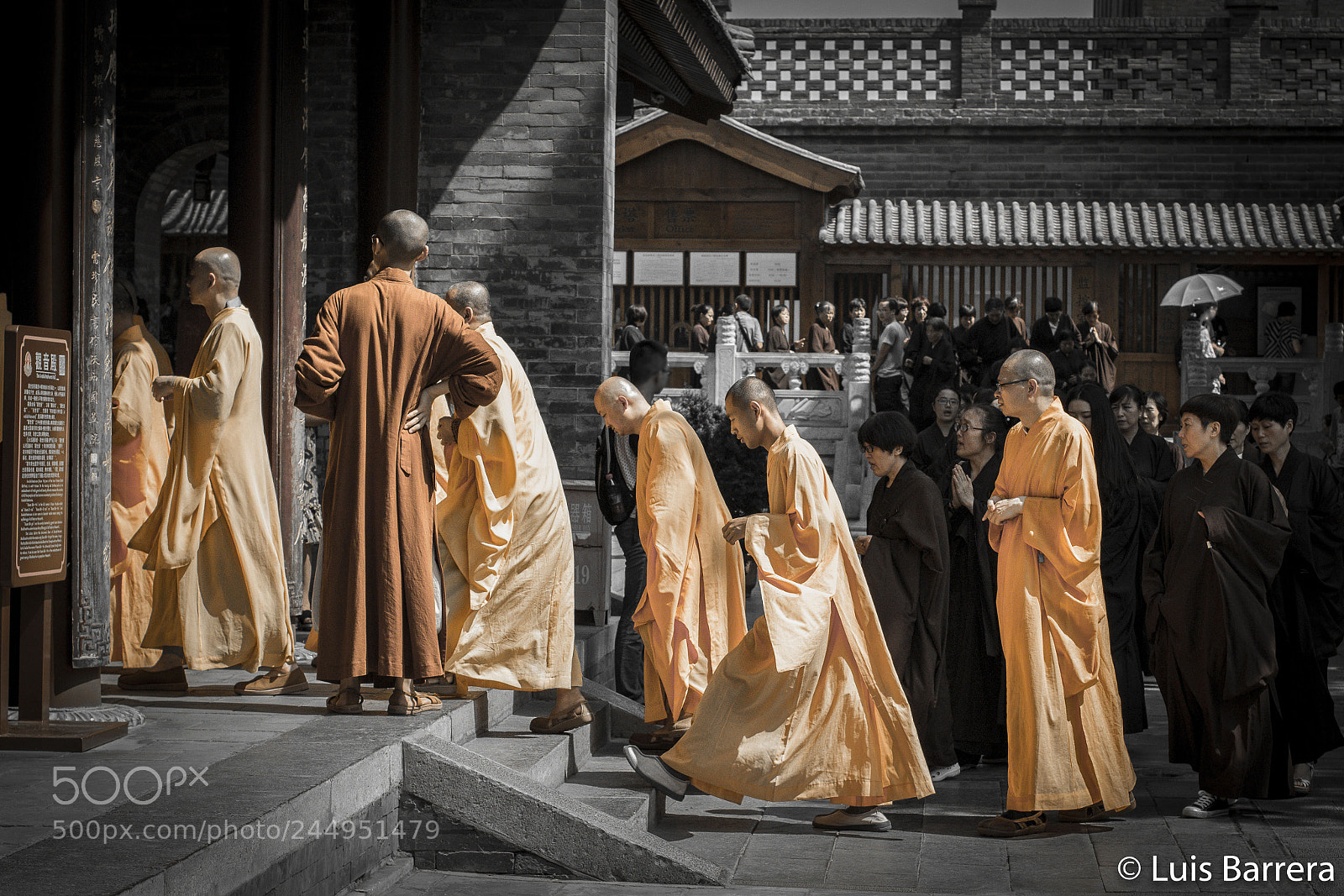 Canon EOS 7D Mark II sample photo. Monks photography
