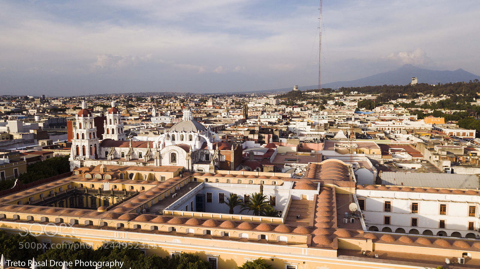 DJI FC220 sample photo. Templo de la compa photography