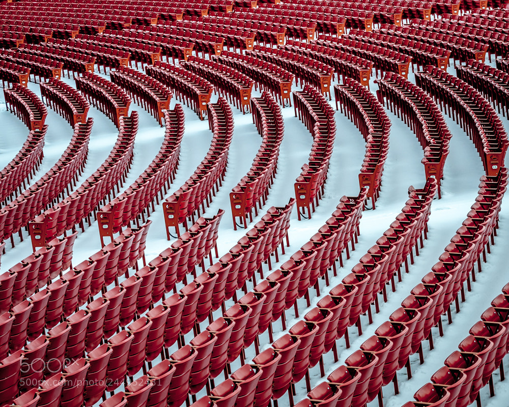 Nikon D5000 sample photo. Stadium perspective photography