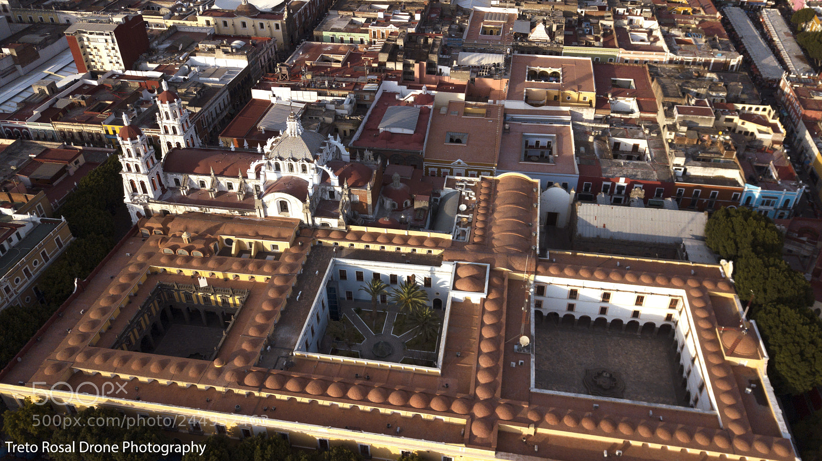 DJI FC220 sample photo. Templo de la compa photography