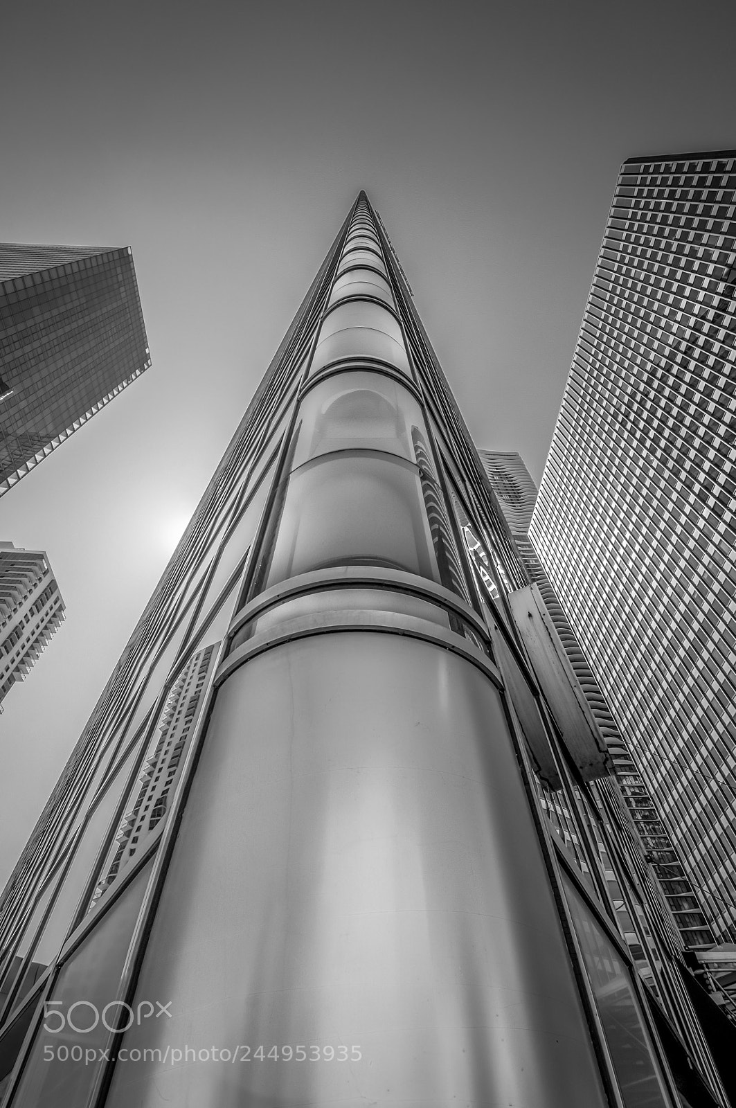 Nikon D5000 sample photo. Chicago architecture photography
