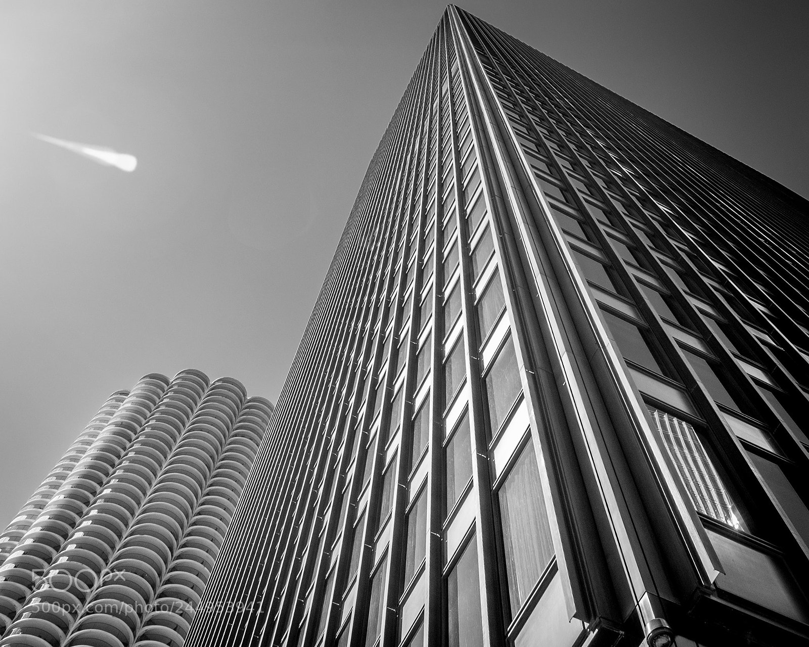 Nikon D5000 sample photo. Chicago architecture photography