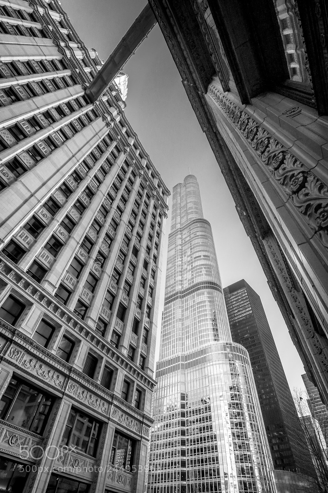 Nikon D5000 sample photo. Chicago architecture photography