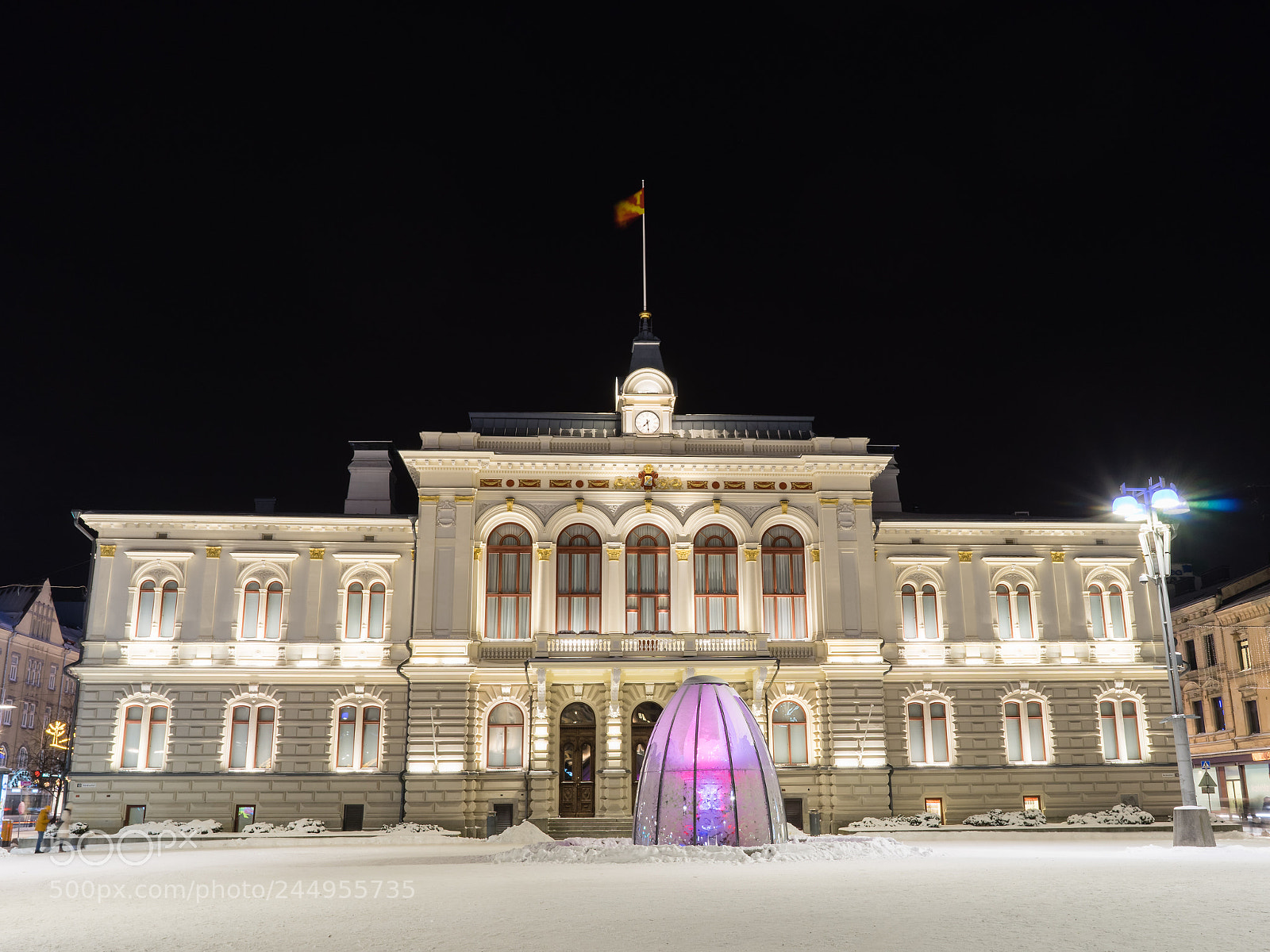Sony a7 sample photo. Tampereen raatihuone photography