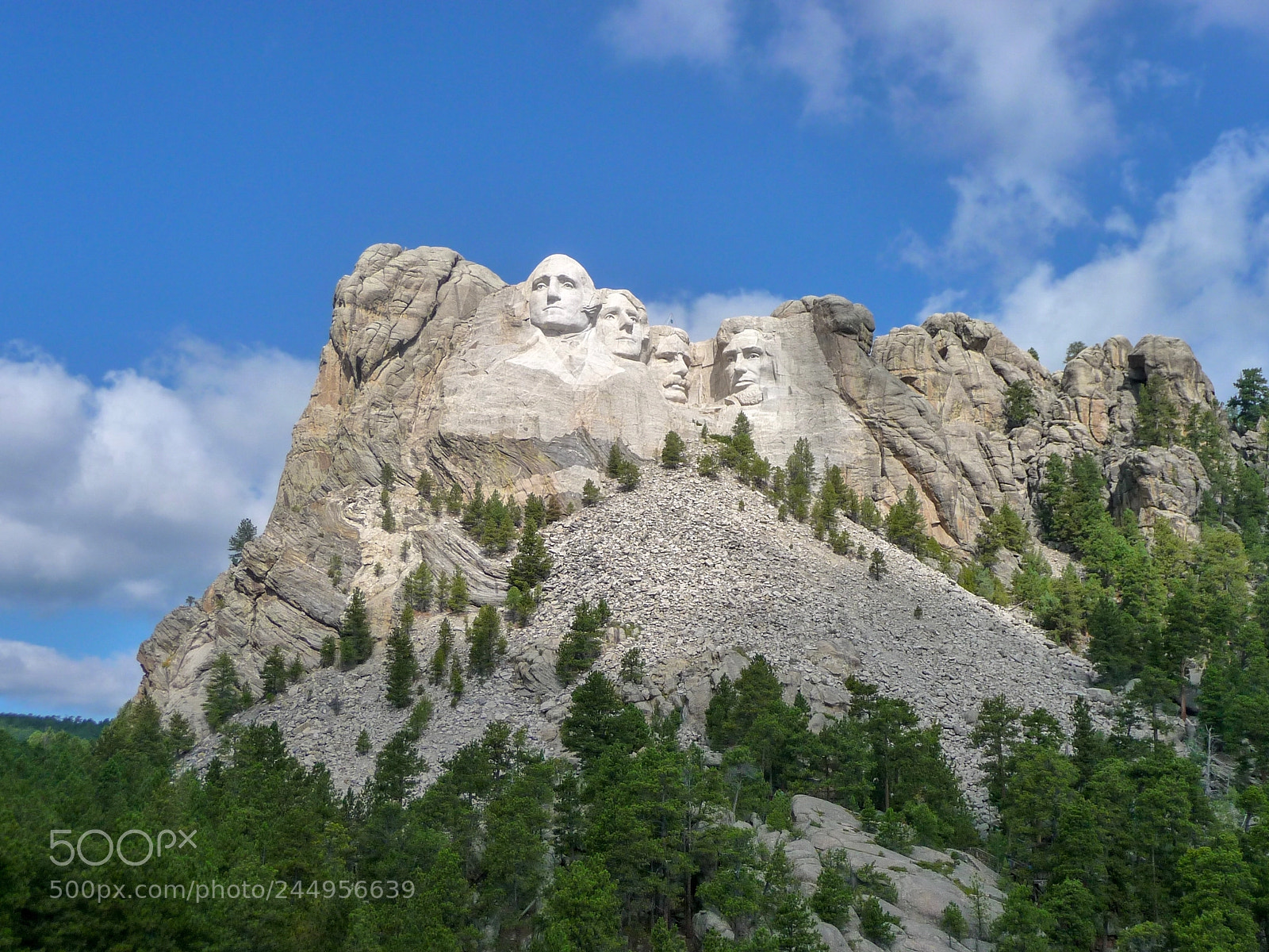 Panasonic Lumix DMC-TZ5 sample photo. Mount rushmore photography