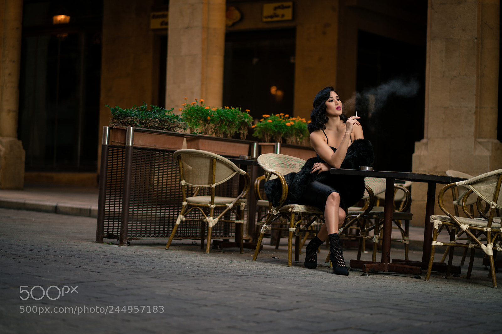 Sony a7R II sample photo. She's smoking photography
