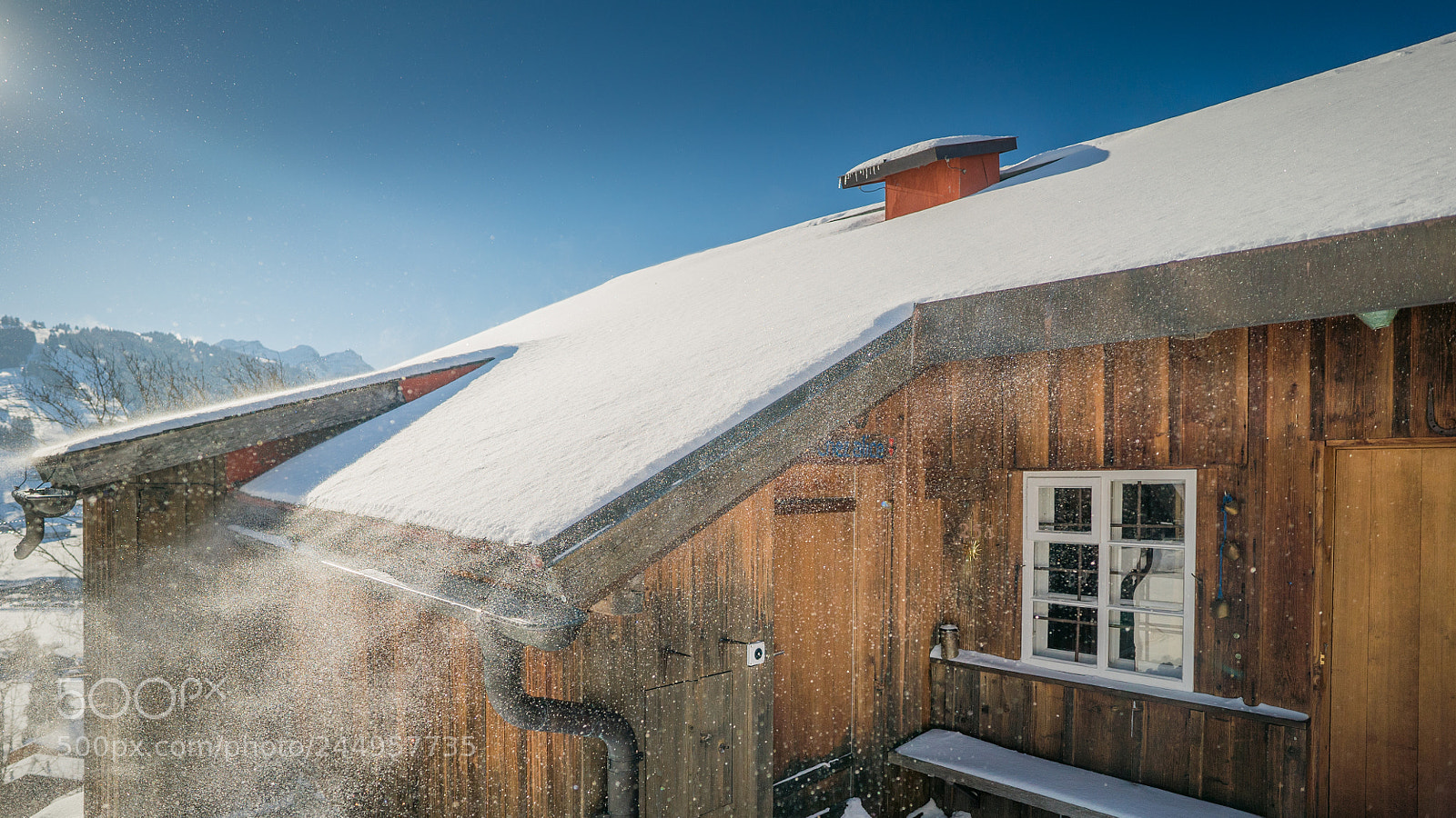 Sony a7S II sample photo. Chalet photography