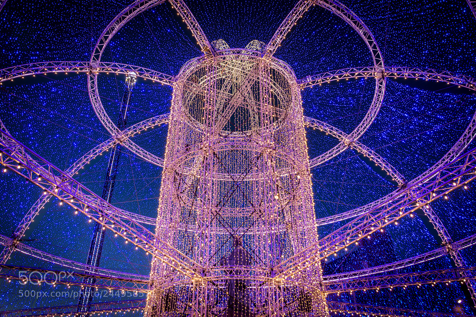 Nikon D7200 sample photo. George street christmas market photography
