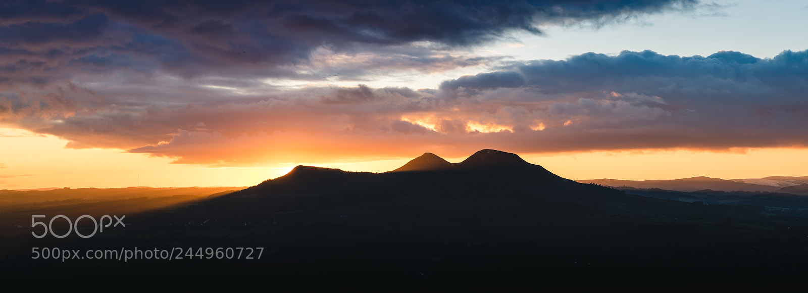 Sony a7 II sample photo. The eildon hills from photography