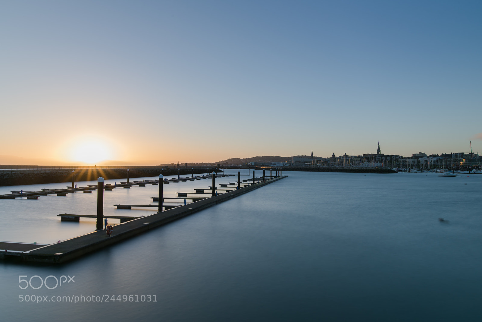 Nikon D810 sample photo. Sunrise over west pier photography