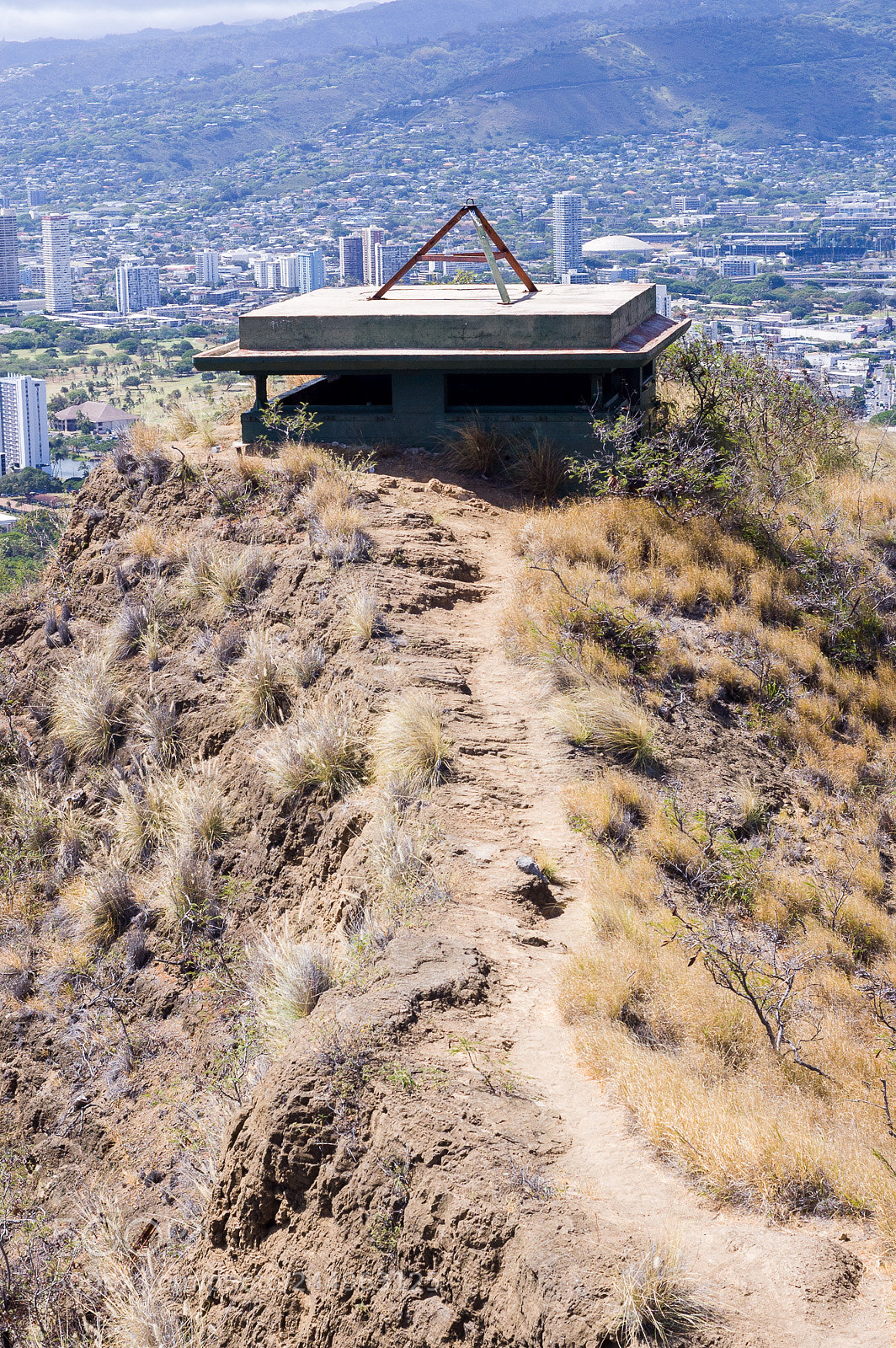 Nikon D40 sample photo. Bunker at diamond head photography