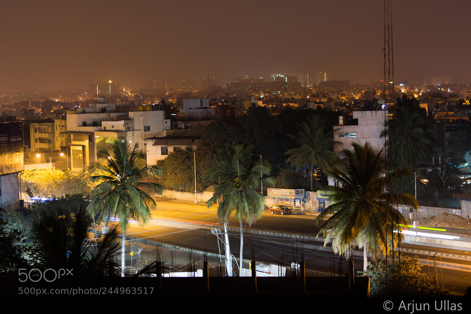 Nikon D7200 sample photo. Bangalore nightscape photography