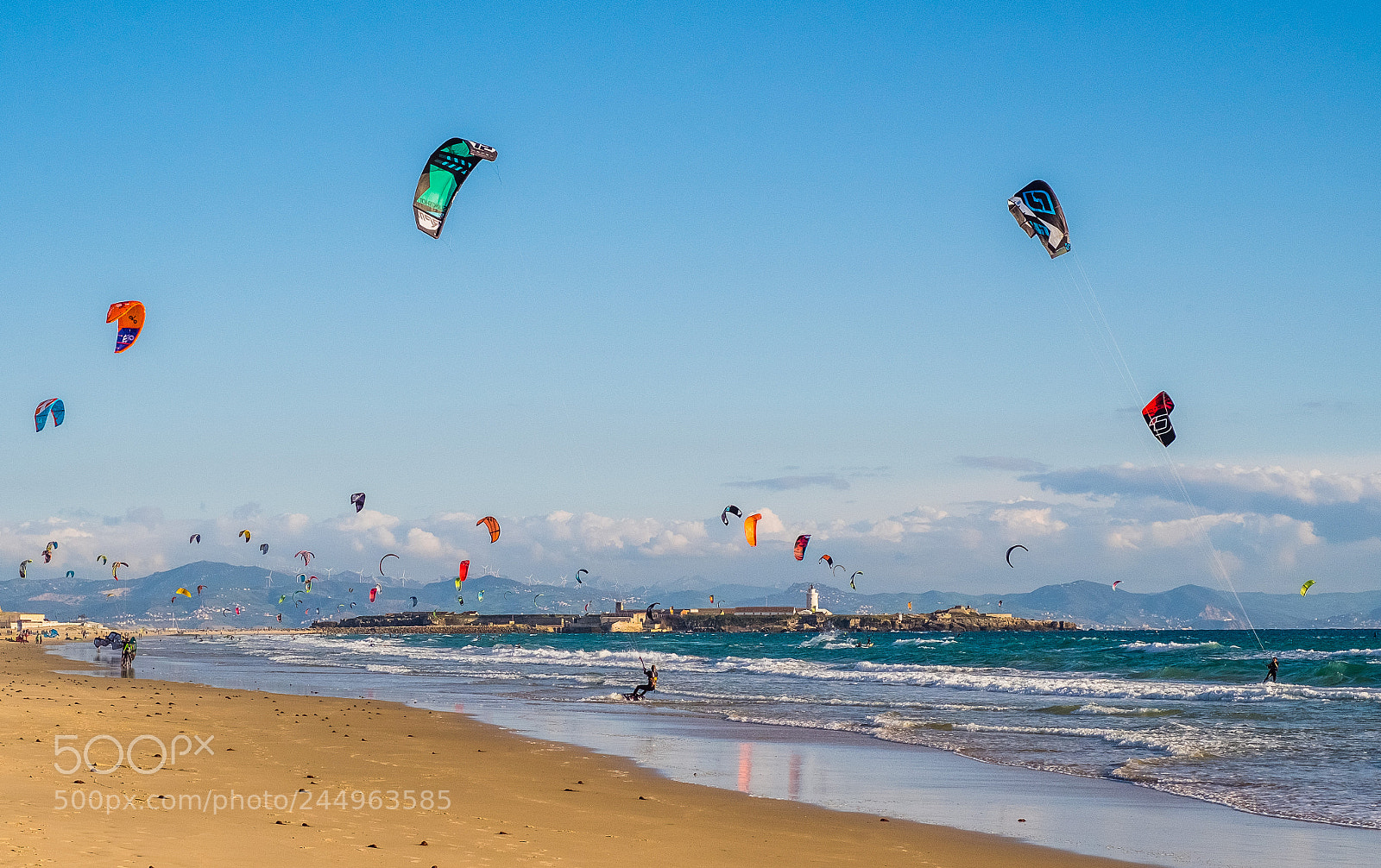 Fujifilm X-E2 sample photo. Kite surfers photography