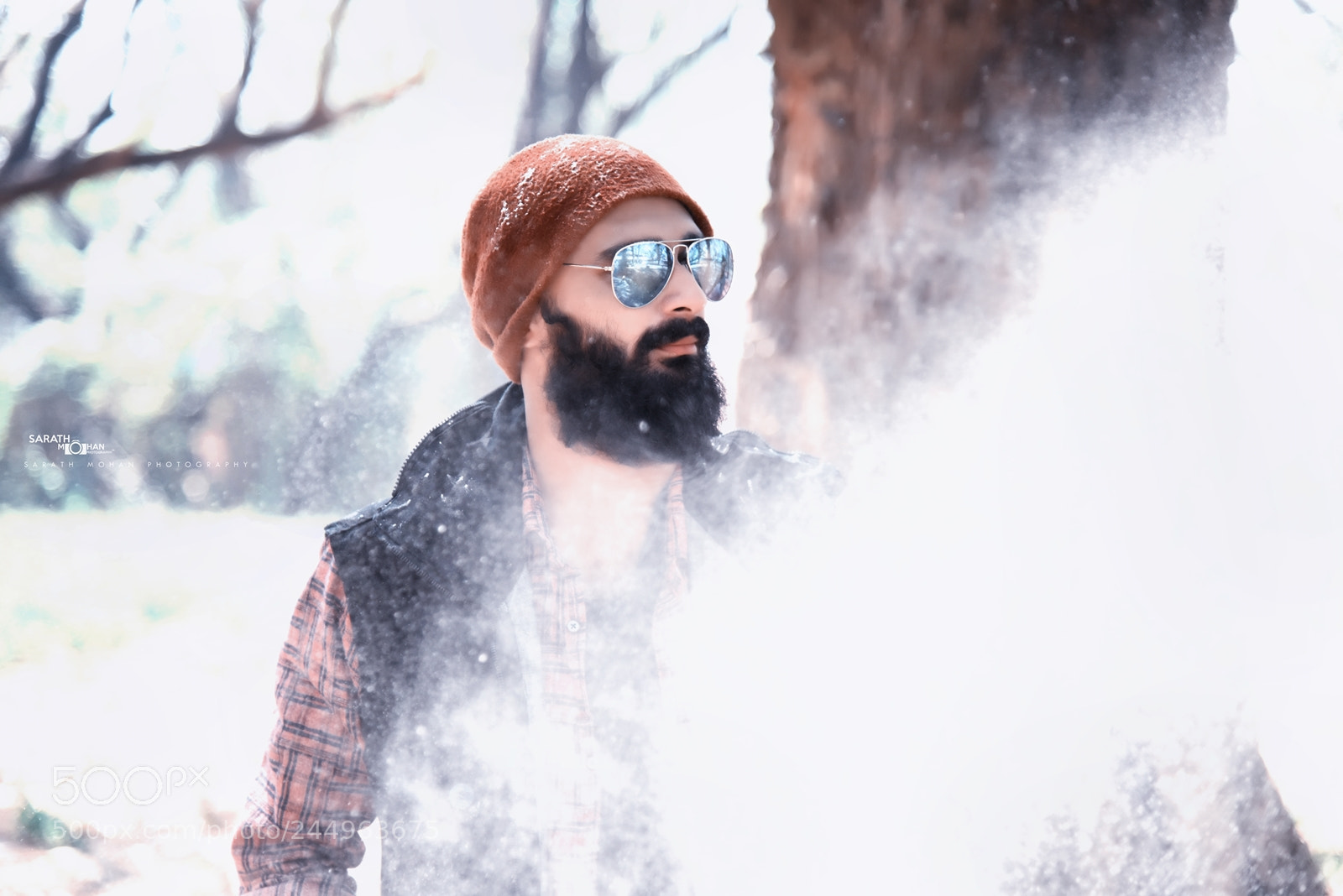 Nikon D810 sample photo. Corn flour snow creative photography