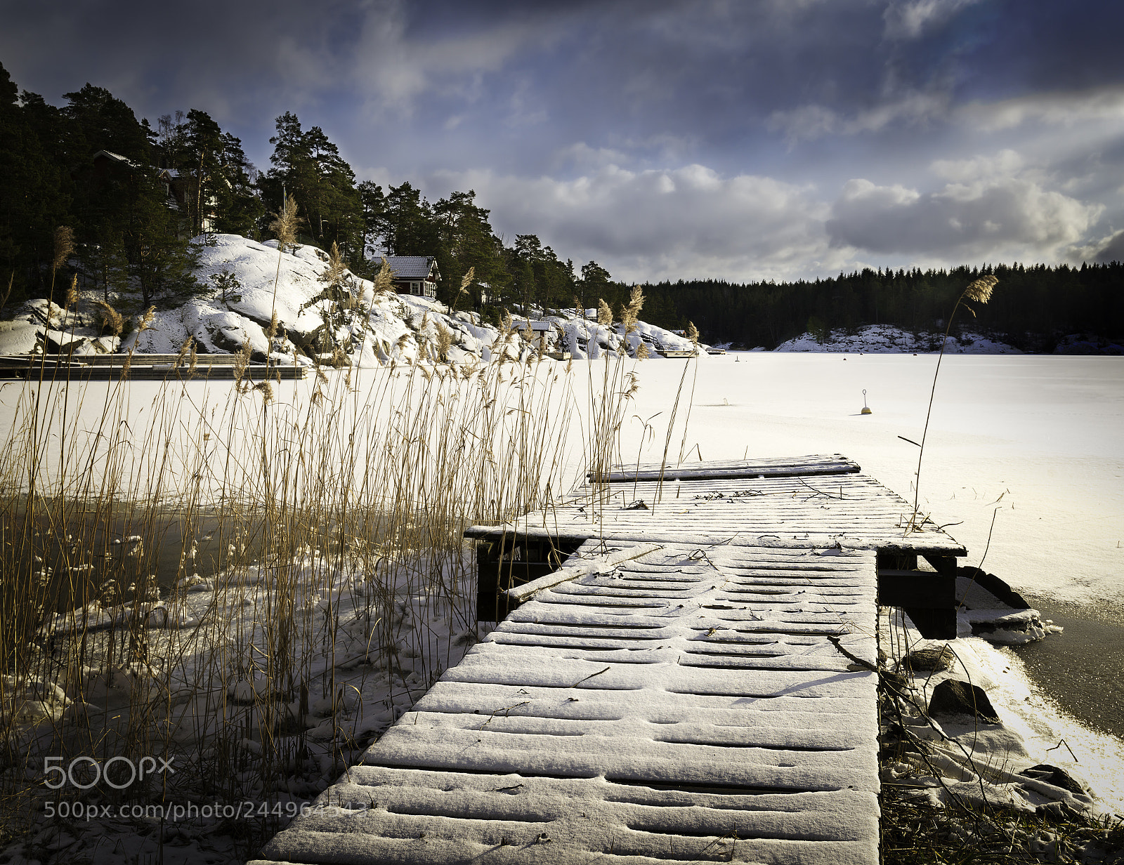 Nikon D800E sample photo. Winter in the archipelago photography