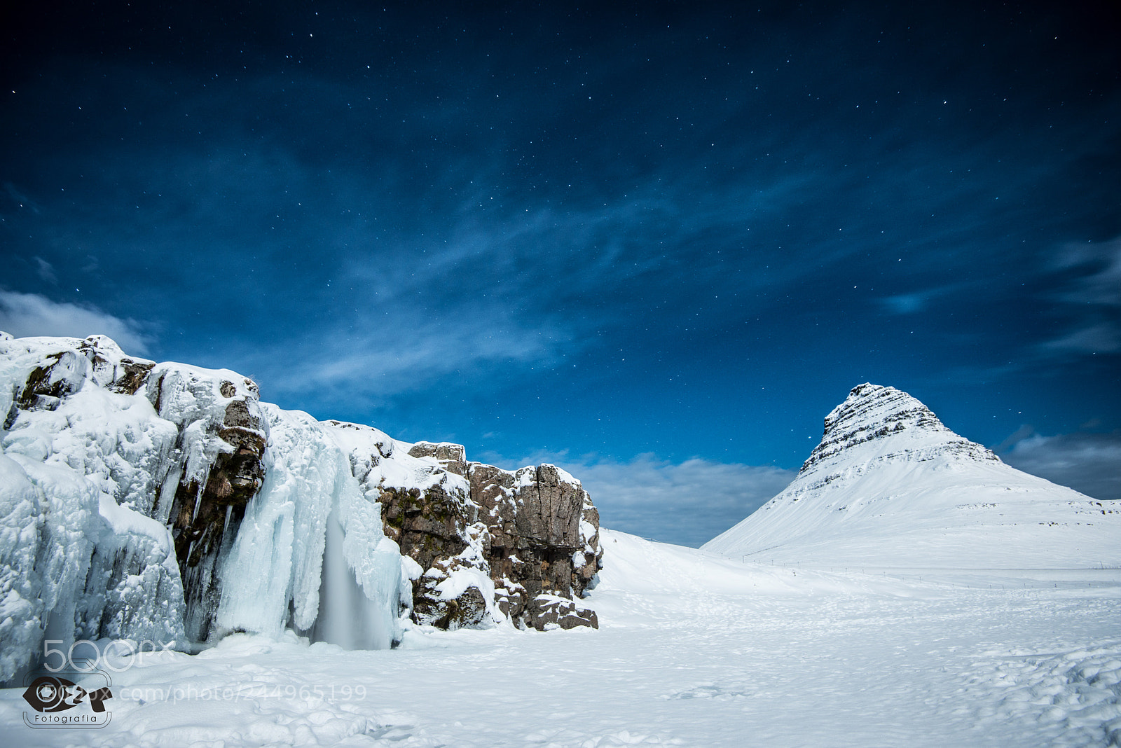 Nikon D800 sample photo. Icy kirkjufell photography