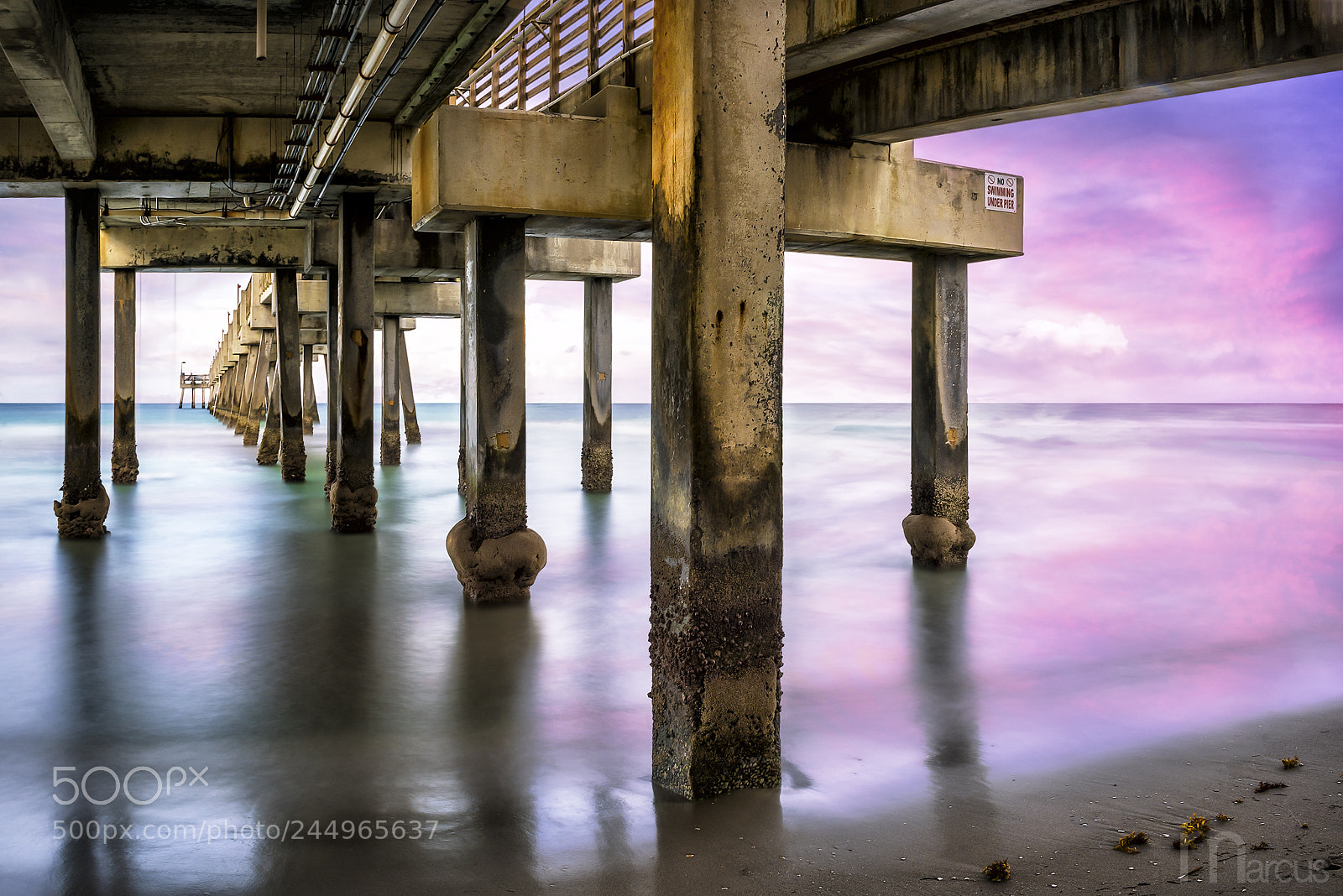 Nikon D810 sample photo. Under the pier photography