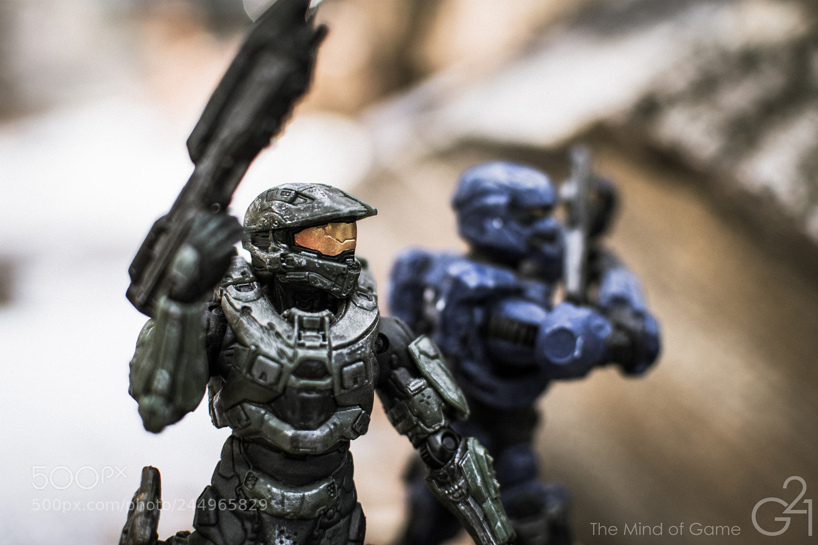Nikon D3400 sample photo. Master chief and blue photography