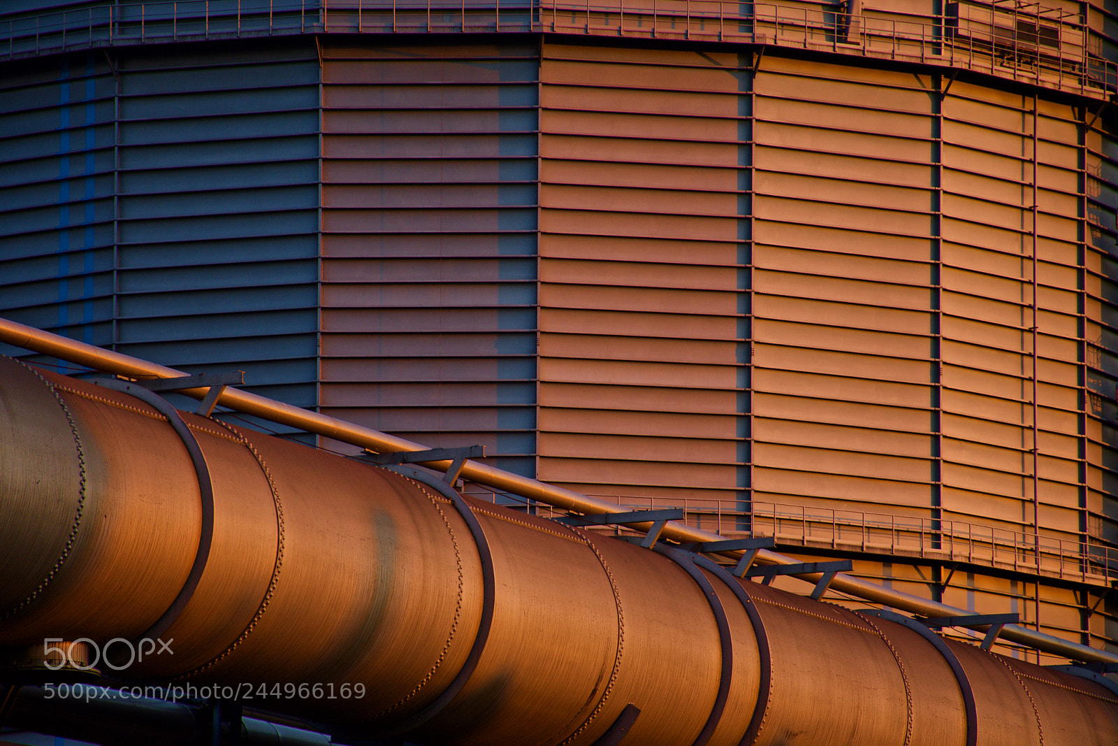 Nikon D7200 sample photo. Sundown at the steel photography