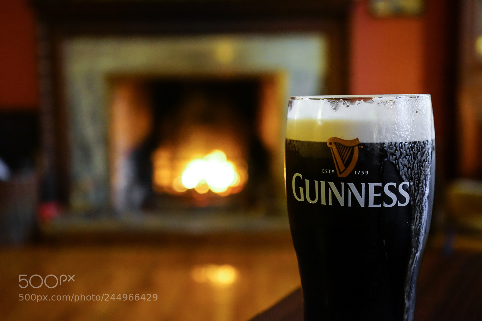 Sony a7 II sample photo. Guinness at fireside photography