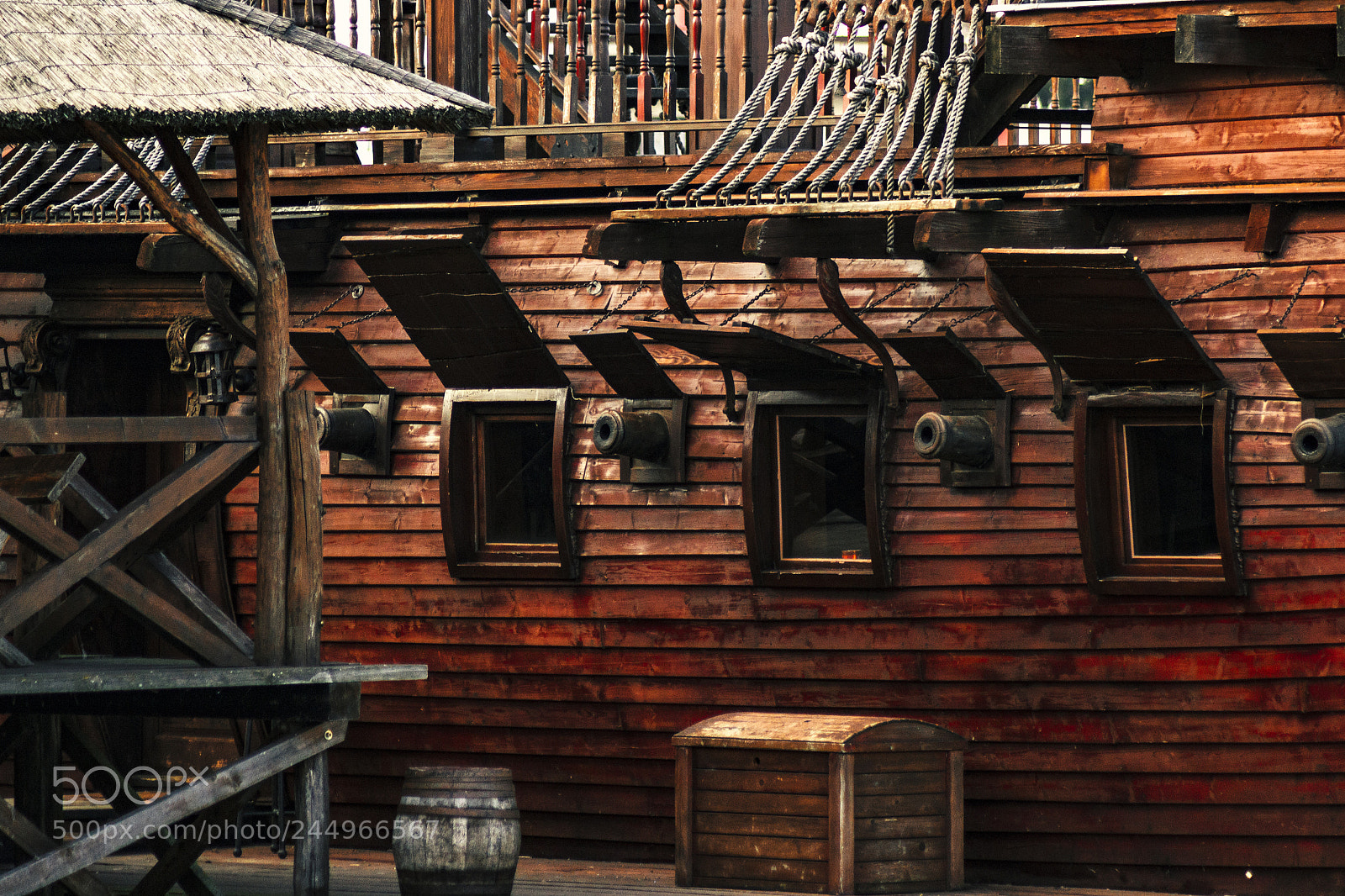 Nikon D3100 sample photo. Pirate ship photography