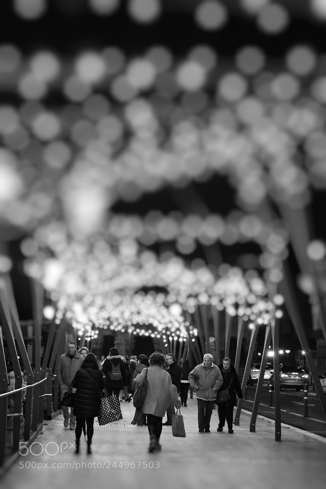 Fujifilm X-E3 sample photo. Bokeh in b&w photography